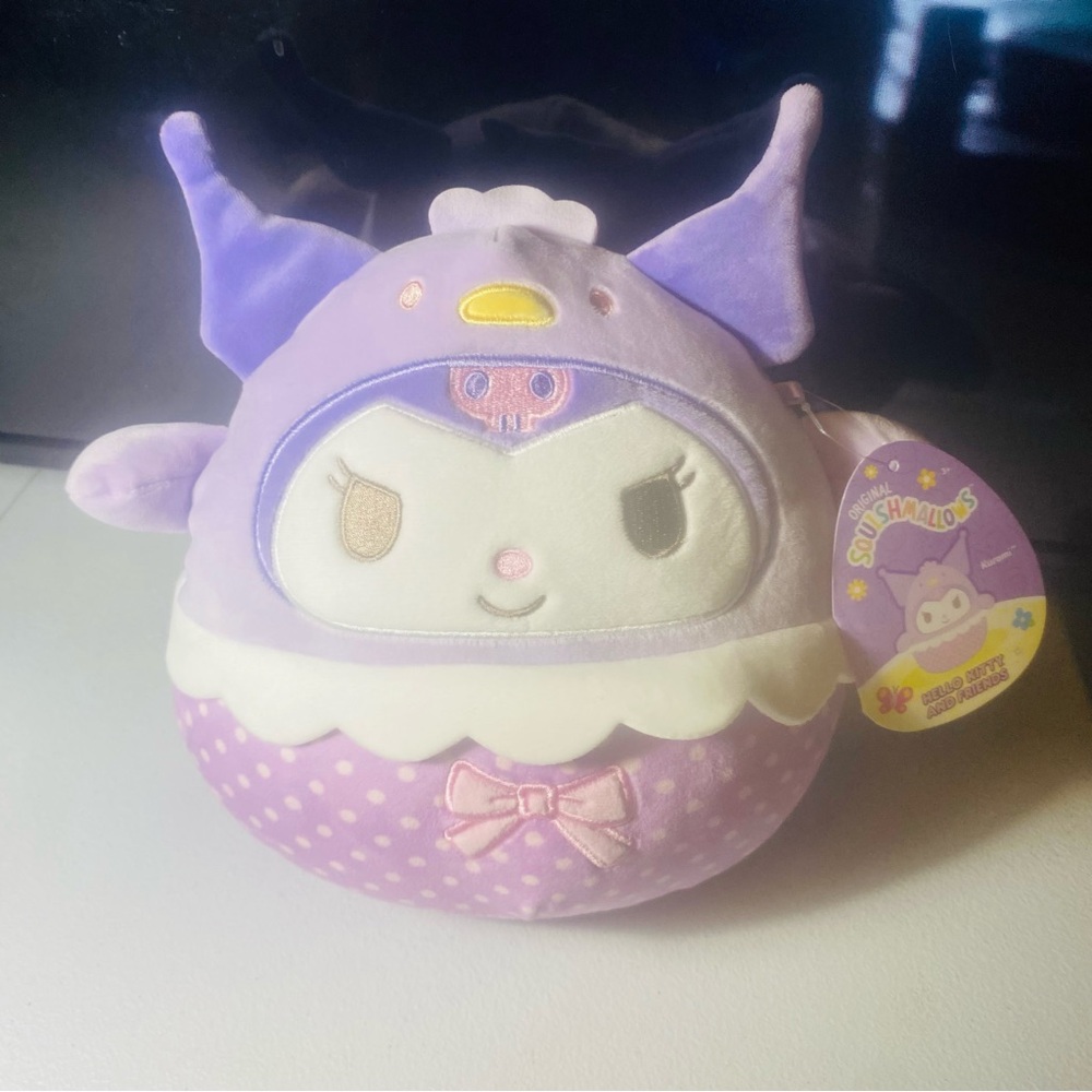 Hello Kitty Squishmallows 8” Kuromi in Easter Chick Costume
